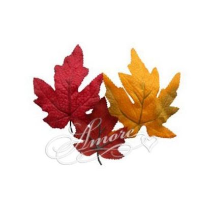 Picture of Fall Leaves with Stem Silk