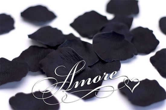 Picture of Black Silk Rose Petals