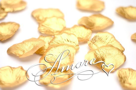 Picture of Gold Silk Rose Petals