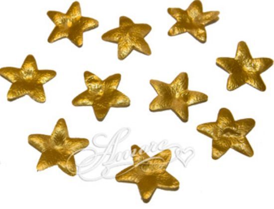 Picture of Gold Stars Silk Rose Petals